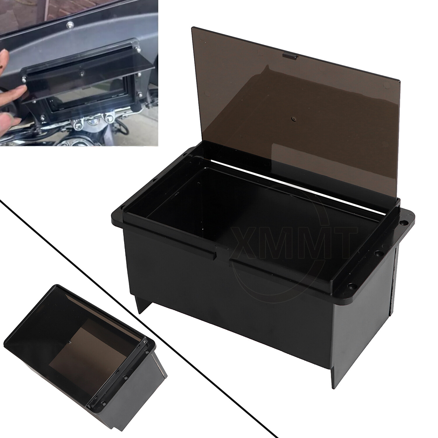 Double Din Dash Kit Water Resistant Cover For Harley Road King Street Glide FLHX