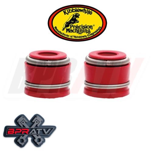 07-25 Suzuki RMZ450 RMZ 450 Kibblewhite Red Viton Valve Stem Seals Set of 4 Four