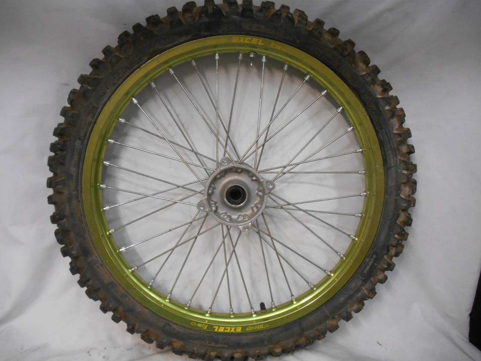 Front Excel Takasago Wheel Rim 21×1.60 Michelin 90/100-21 Kawasaki KX250F KX450F
