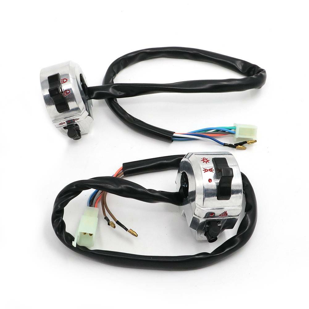Universal Left ＆ Right Motorcycle Handle Bar Switch Control Fit 7/8″ Handlebar