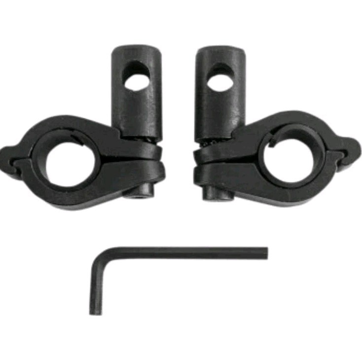 Handlebar 1 Inch Bar Clamp Kit Windshield or Accessories Slipstreamer S-1-C