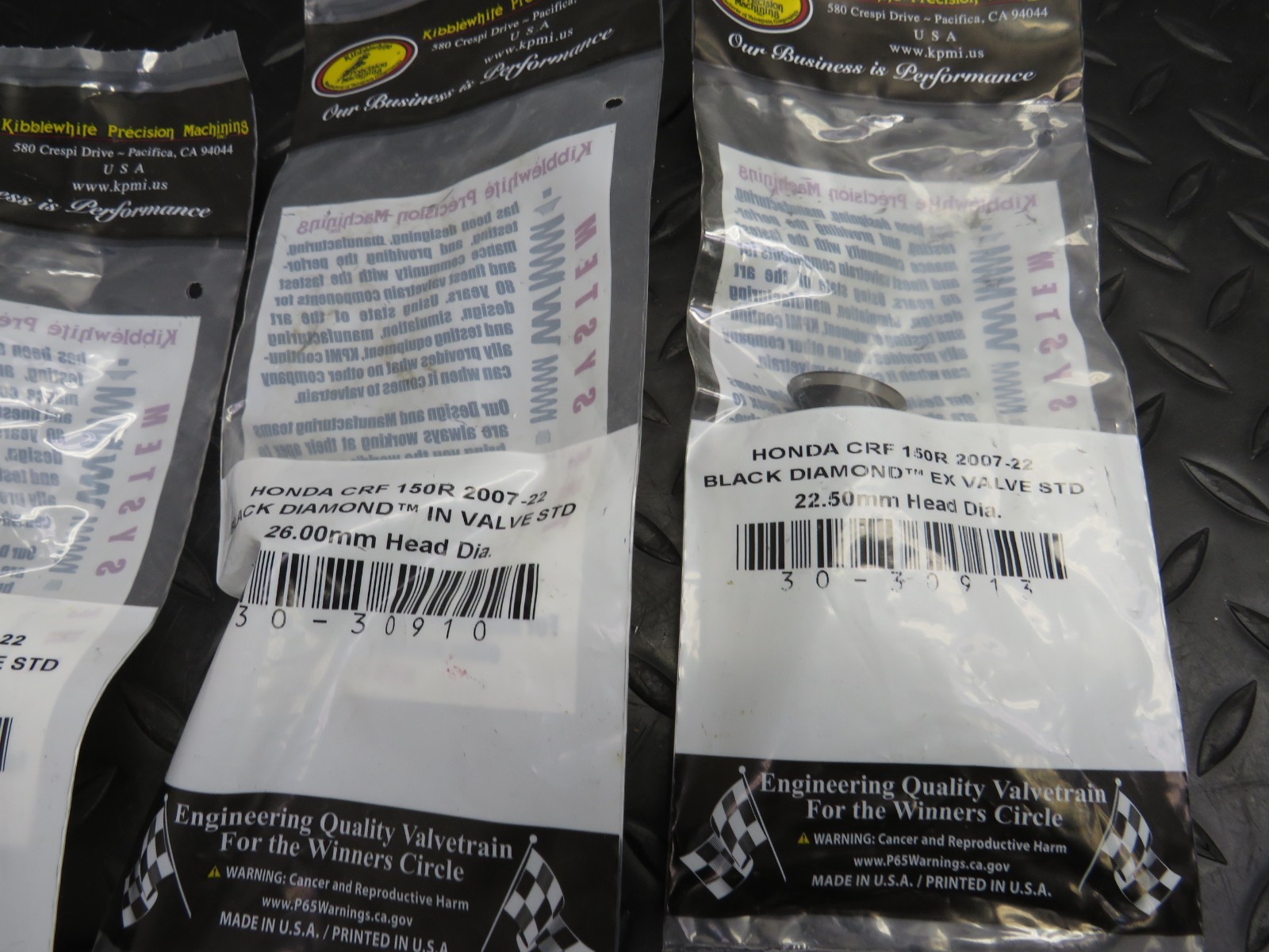 07-25 HONDA CRF 150RB CRF 150R OEM KIBBLEWHITE VALVES SEALS SPRINGS WASHERS