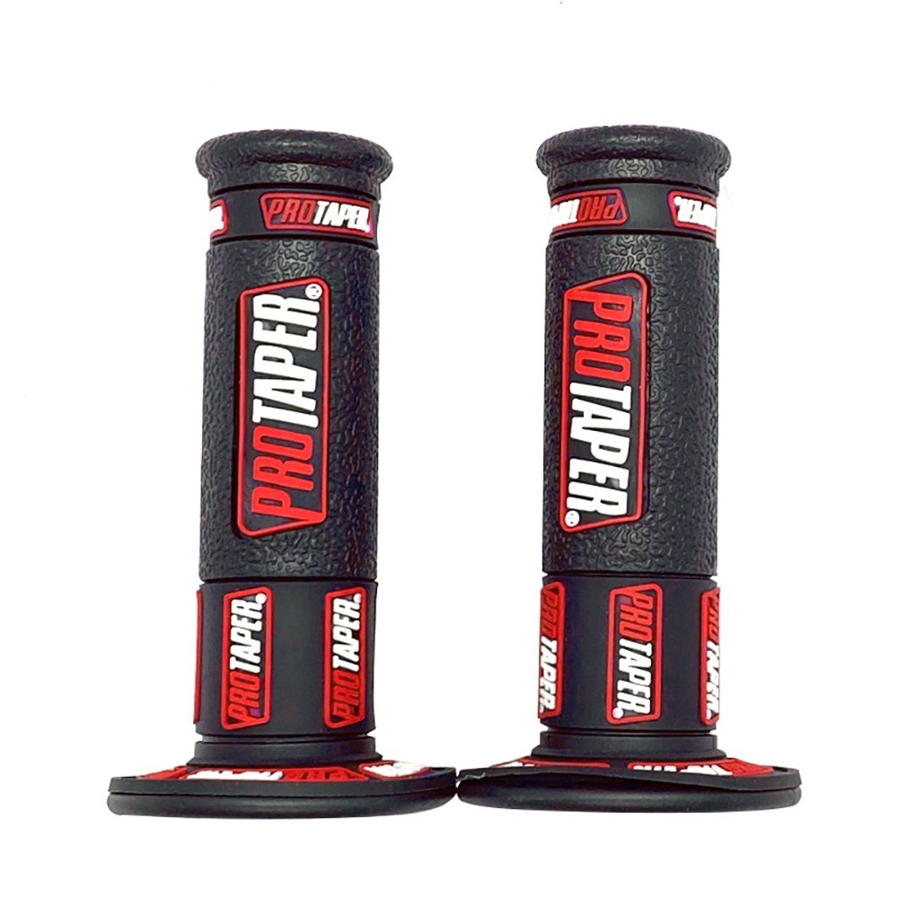 7/8″ Motorcycle PrTaper Hand Grips Red Handle for Pit Dirt Bike ATV Off-road