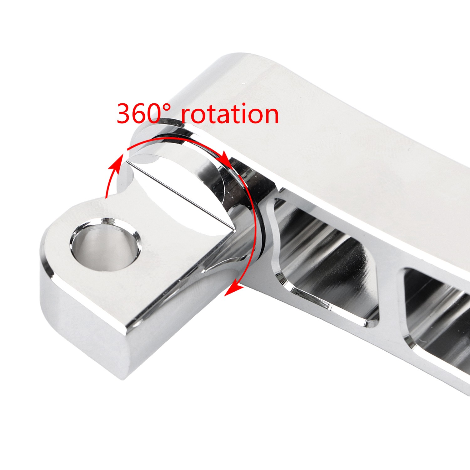 Chrome Foot Peg Extensions Mount For Harley Dyna Wide Glide FXDWG Fat Bob FXDF