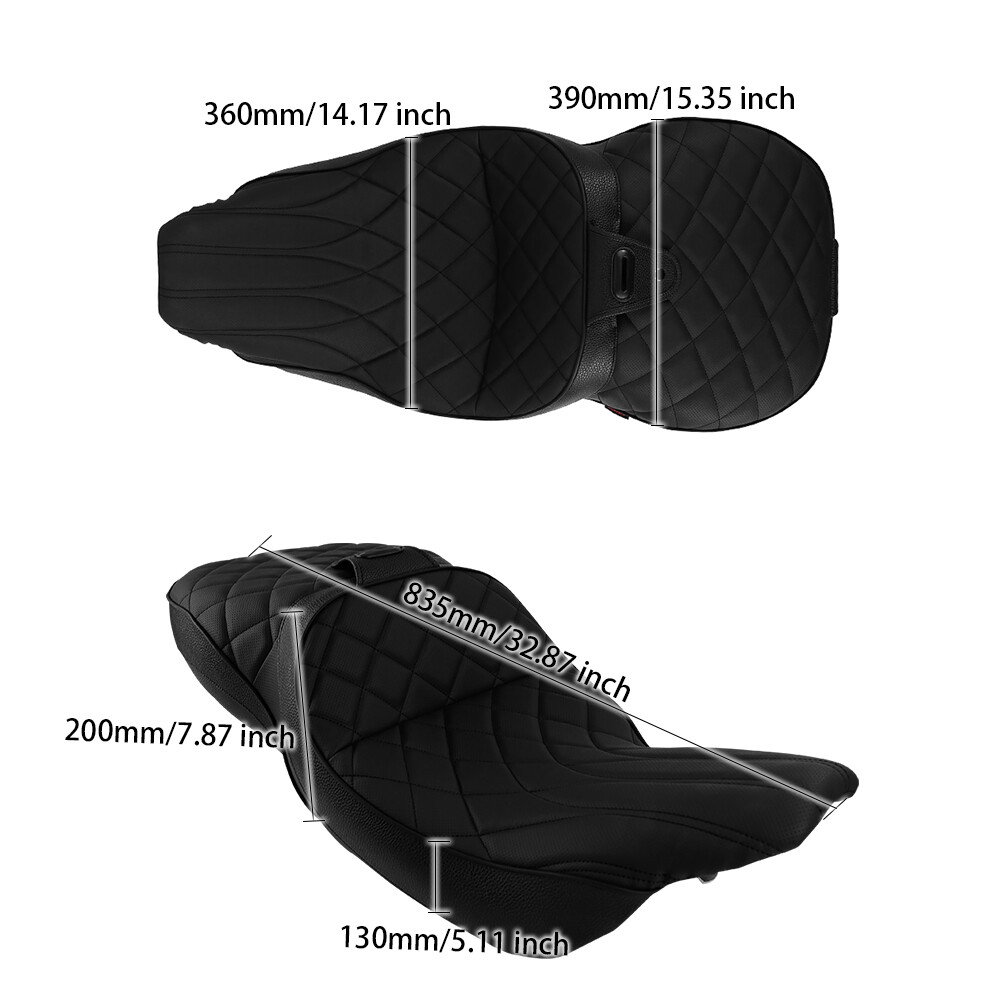 New Front Rear Seat 1997-2007 For Harley Electra Glide FLHT FLHTI FLHTC FLHTCU