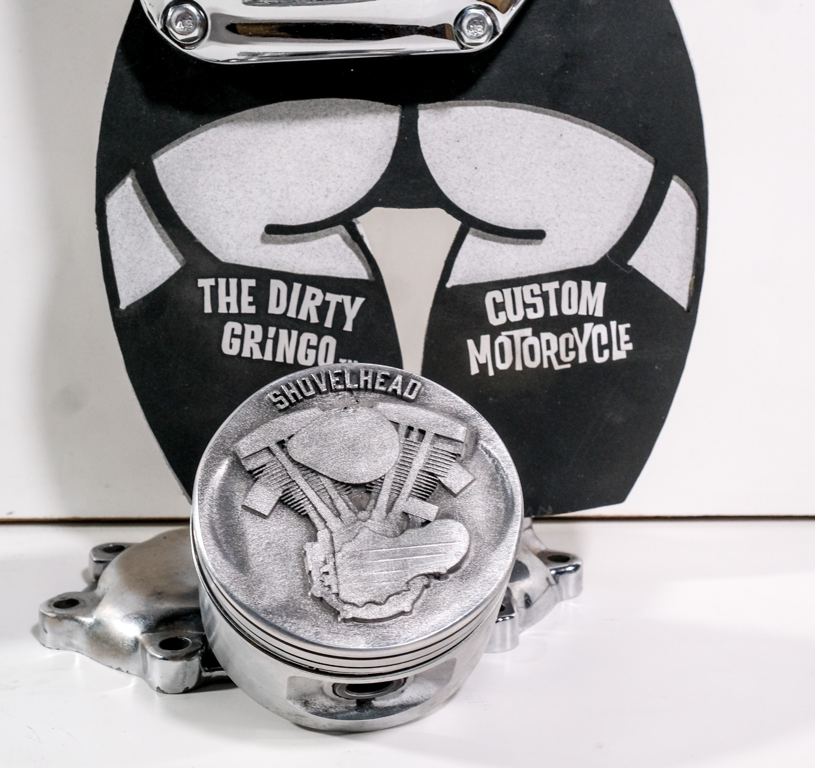 Harley Davidson Evo Shovelhead V Twin Aluminum Piston Cool Art Deco Gen Shovel
