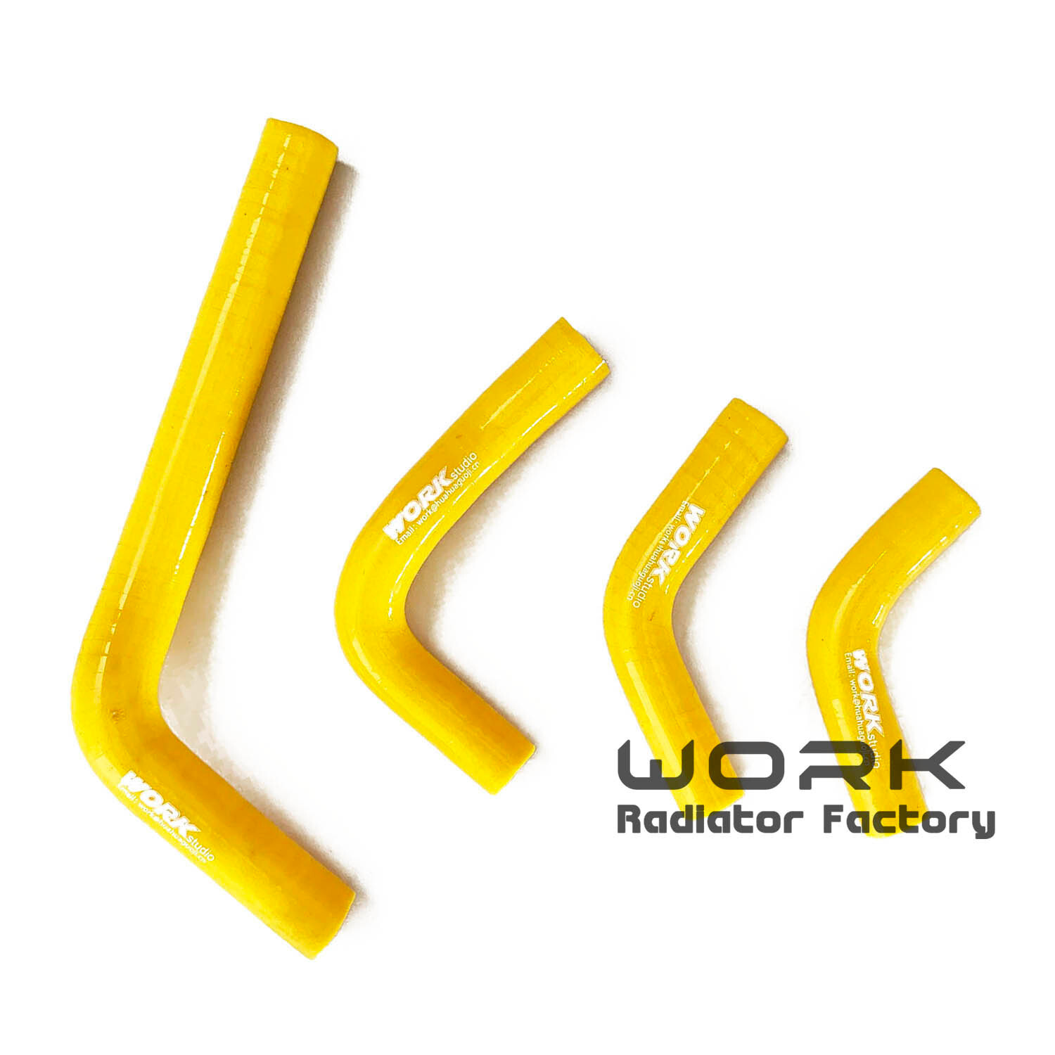 Yellow Radiator Silicone Hose for Honda CRF250R 2004-2009 CRF250X 2004-2017 16