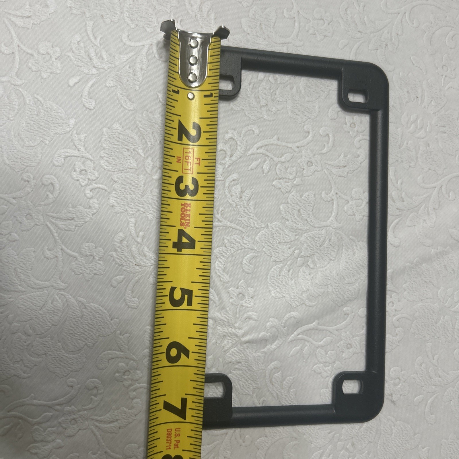 For Harley-Davidson Motorcycle Black Metal License Plate Frame Tag Holder