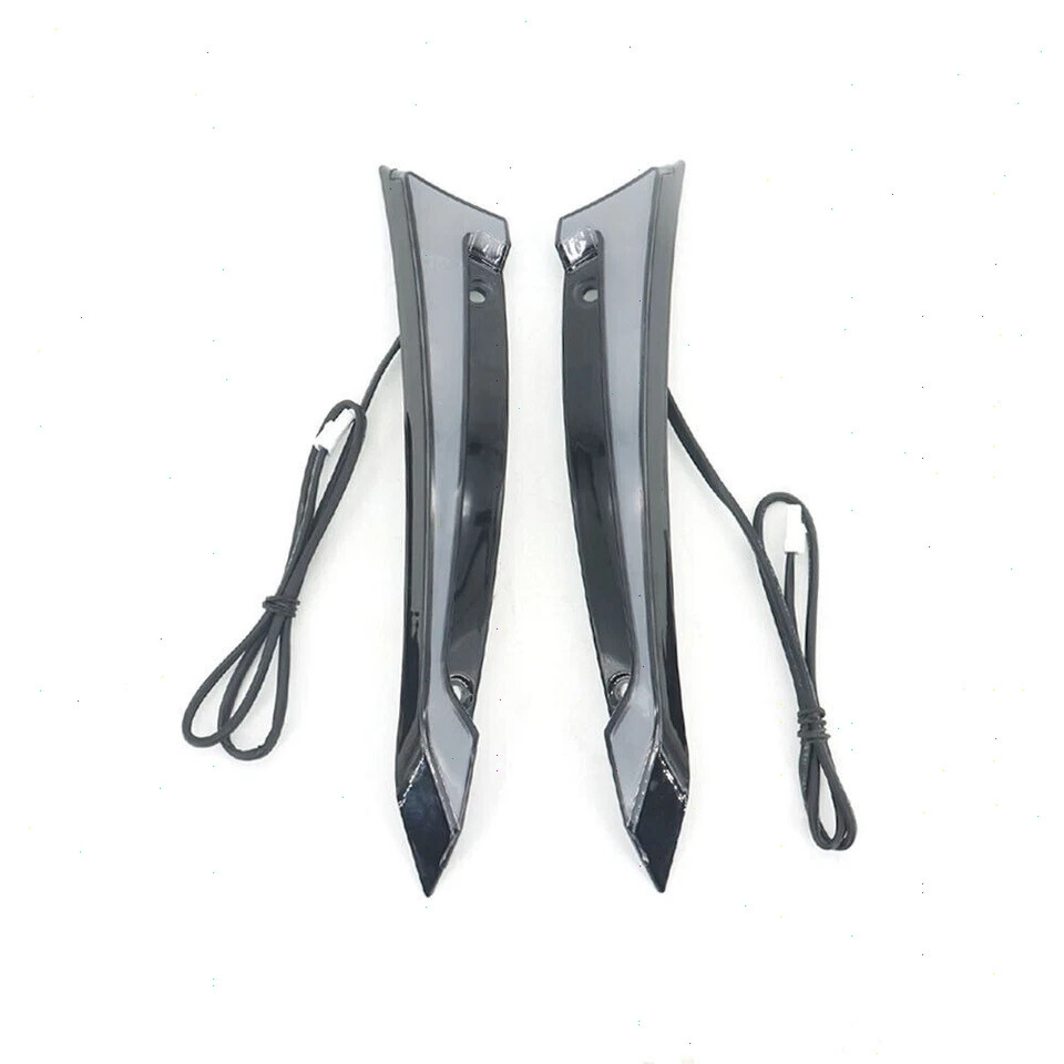 For 2015-2022 Harley Road Glide Headlight Fairing Windshield Trim LED Lights