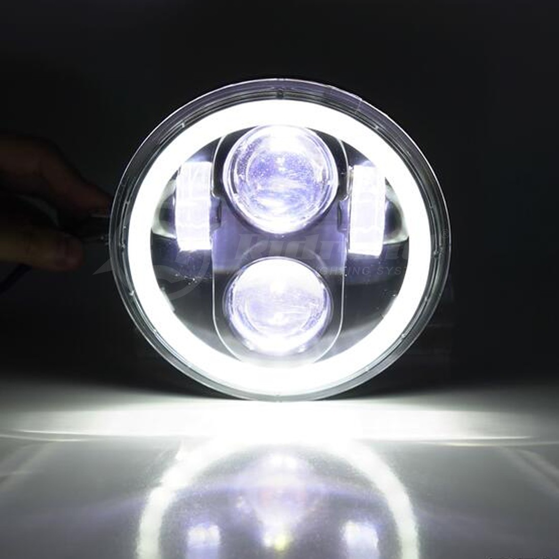 5.75″ LED Headlight Hi/Lo DRL White/Amber For Coleman ct200u-ex bt200x Mini Bike
