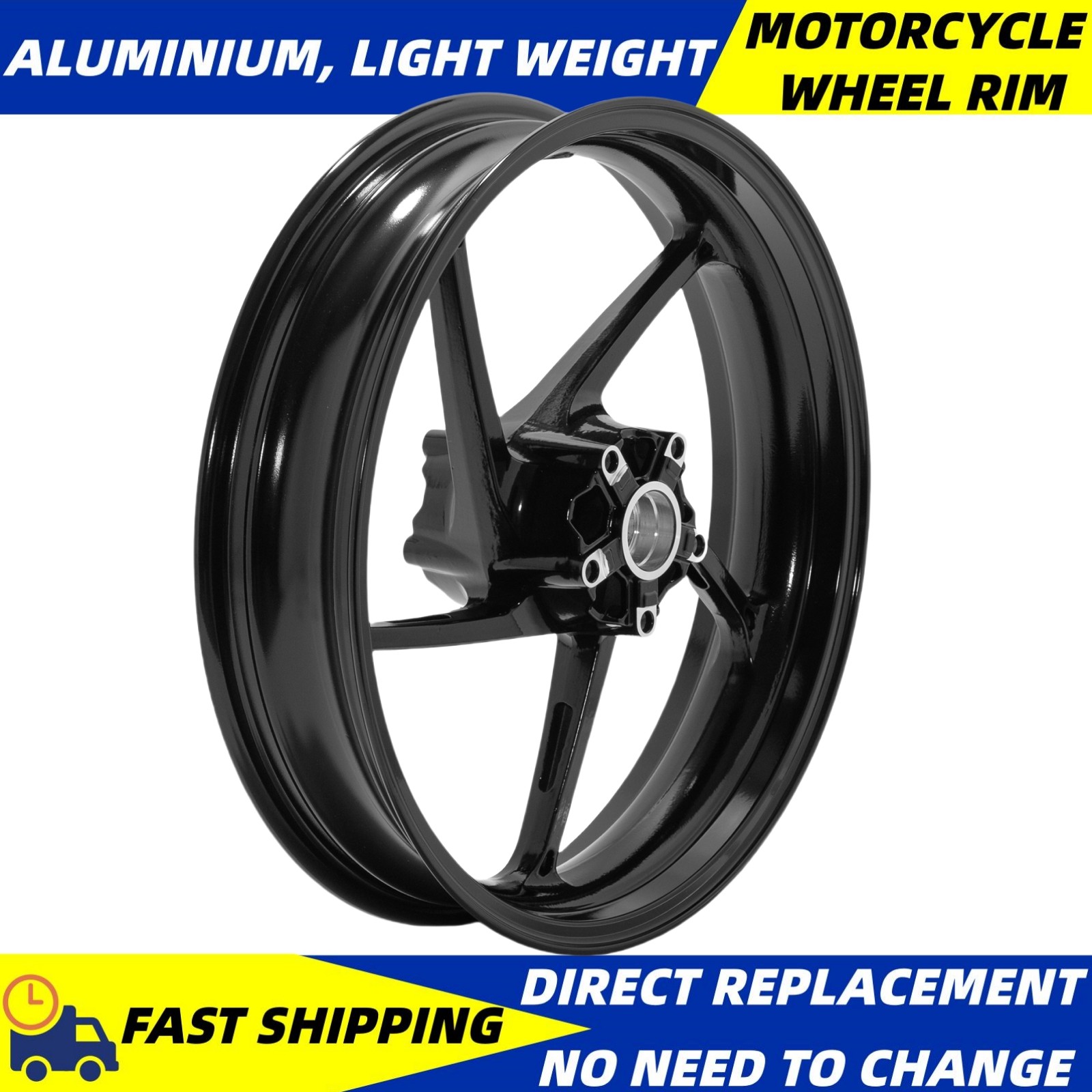 17″x3.5″ Tubeless Front Wheel Rim Daytona 675 For Triumph Street Triple 660 765
