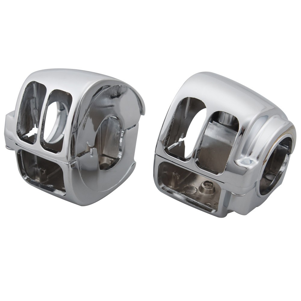 Chrome Switch Housing Cover Fit for Harley Sportster XL1200C Dyna Softail 96-06