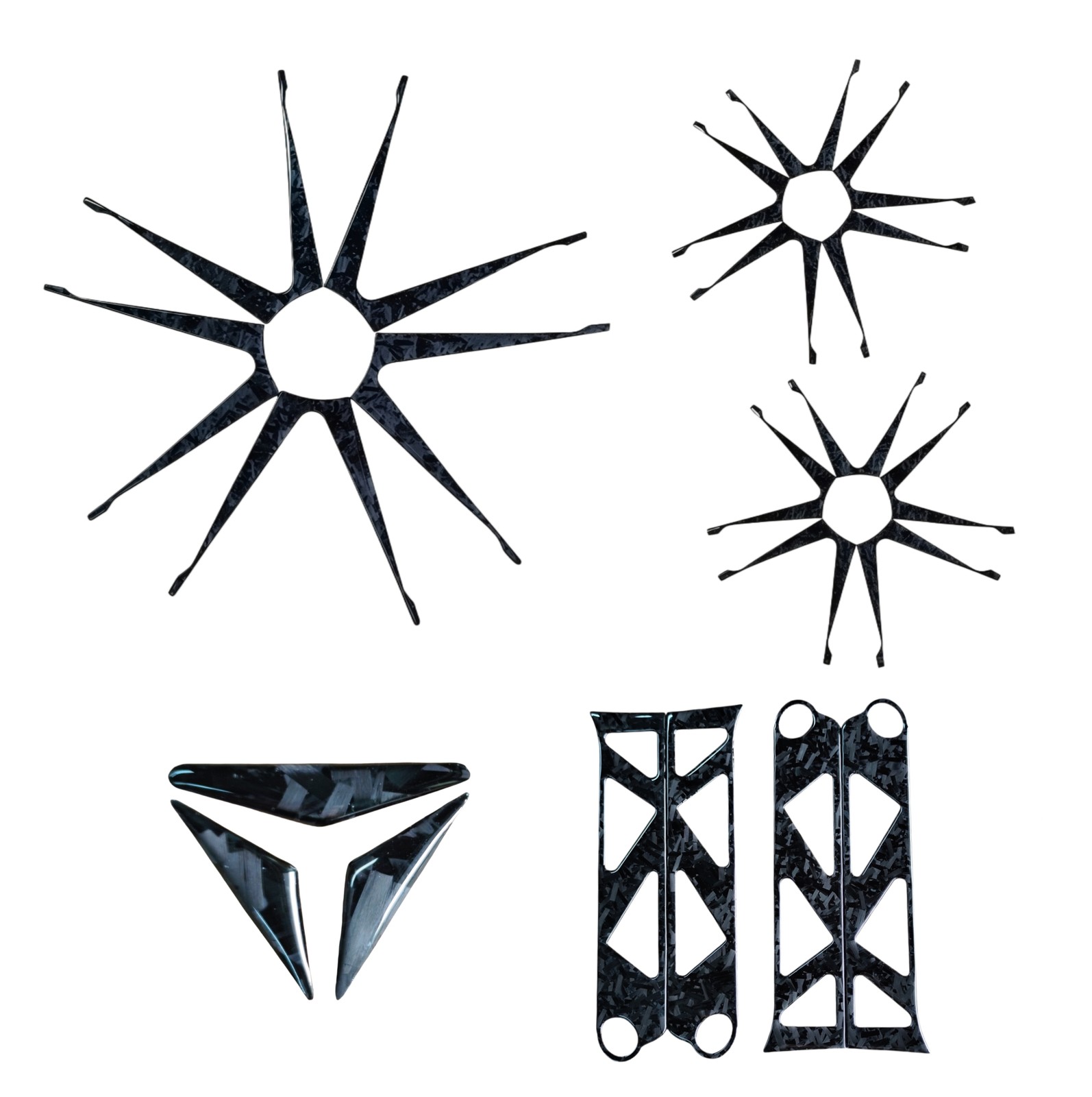 Forged Pattern Full Decor Kit For Slingshot 2020-2025 Wheel Mirror Dash Set