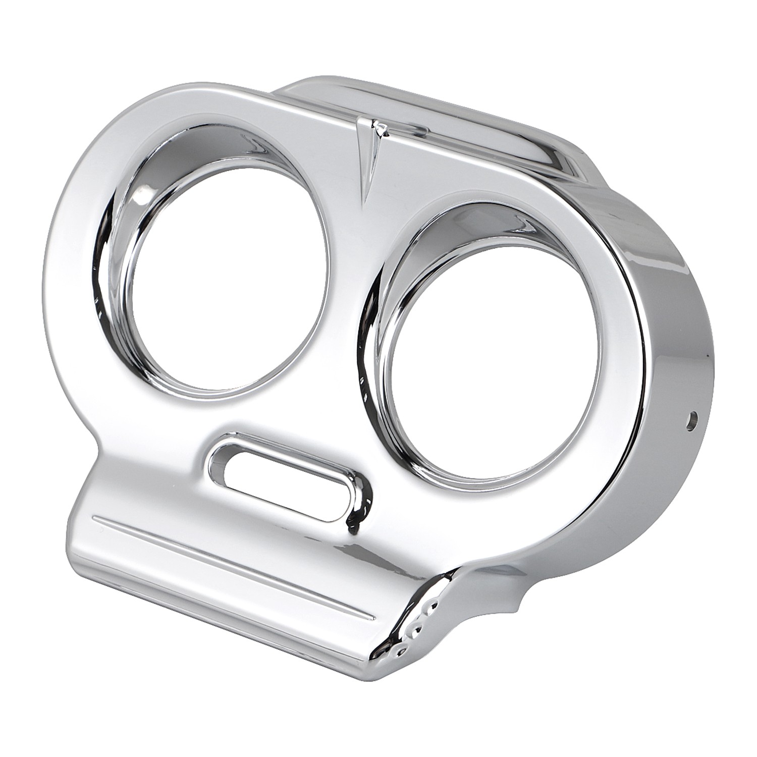 Chrome ABS Gauge Cover Nacelle Housing Fairing For Harley Road Glide 1998-2013