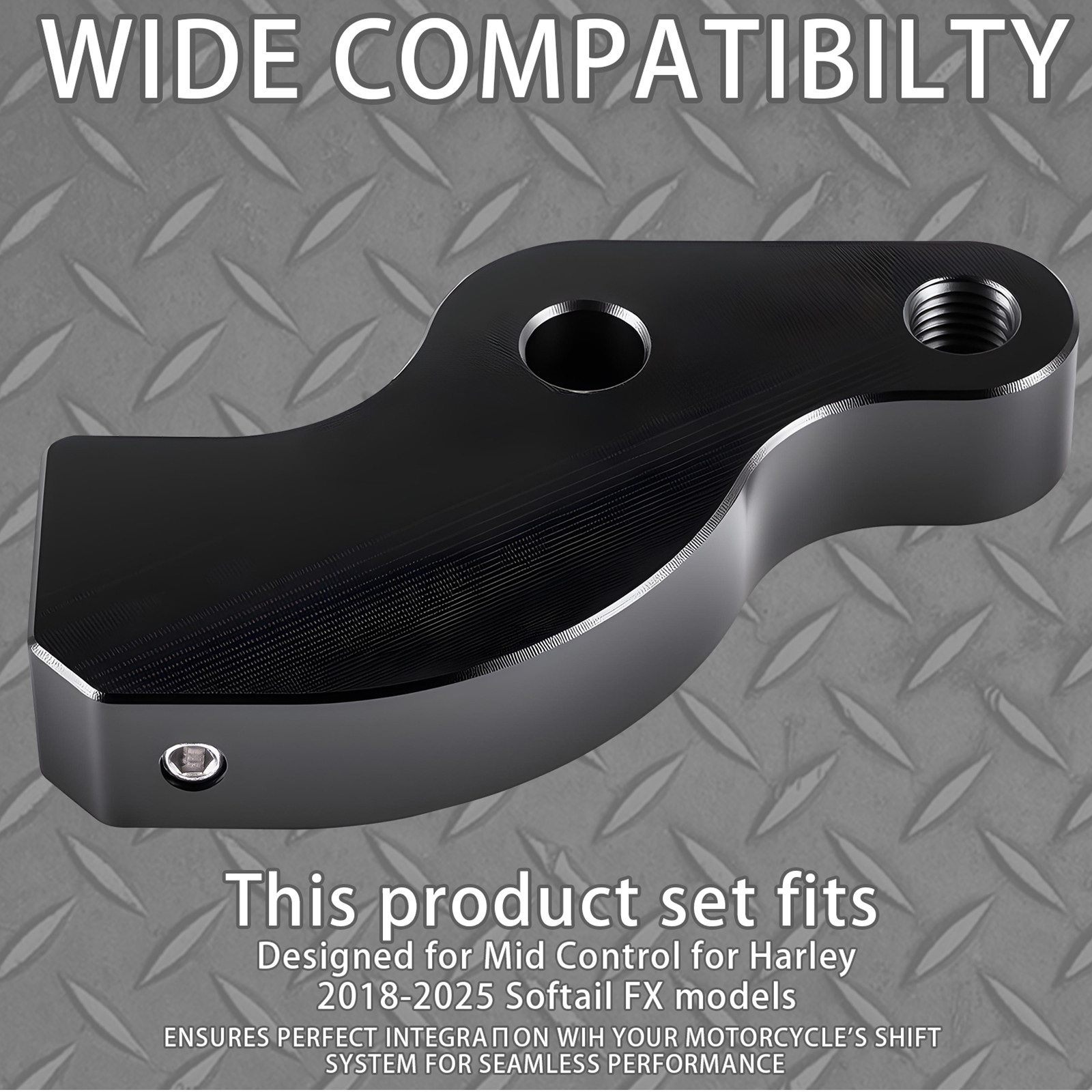 Black Ez Shift Neutral Assist For Harley M8 Softail Touring Road Street Glide