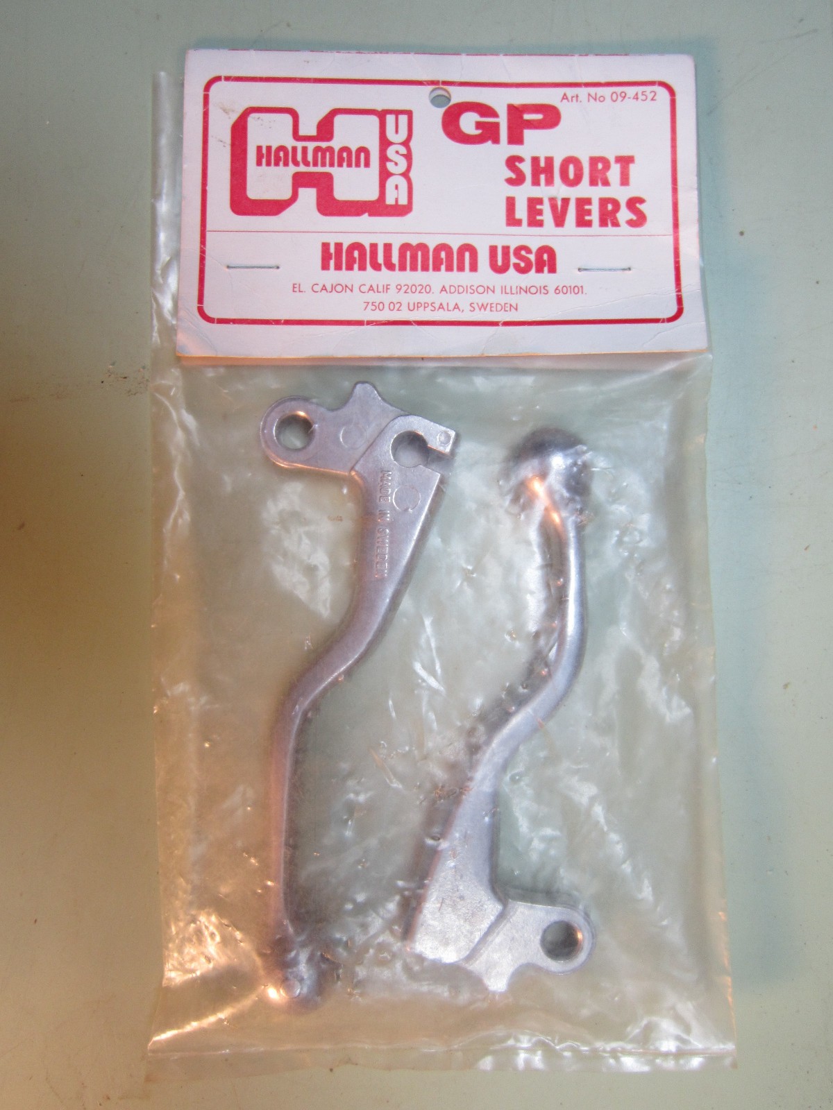 NOS Hallman USA GP Short Levers Magura – Husqvarna Maico KTM SWM AHRMA