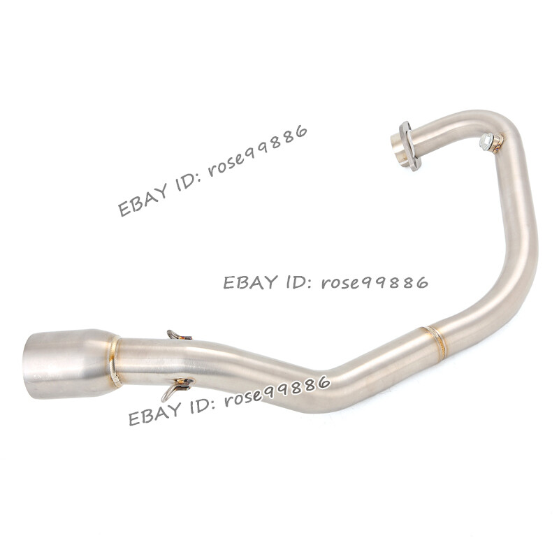 For CF-MOTO ST Papio 125 Motorcycle Tips Exhaust Front Link Pipe Black Mufflers