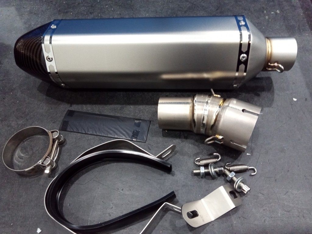 Slip On For BMW R1250RS R1250R R1250GS 2019-2025 Exhaust System Mid Pipe Muffler
