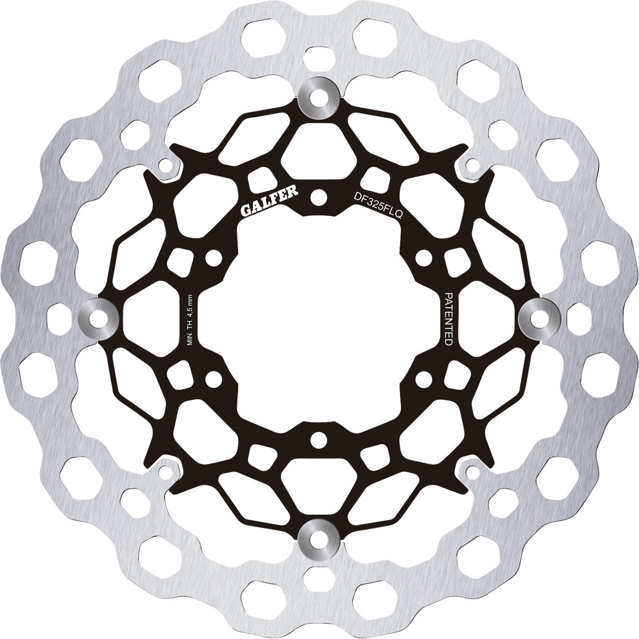 Galfer Brakes Floating Cubiq Front Brake Rotor DF325FLQ