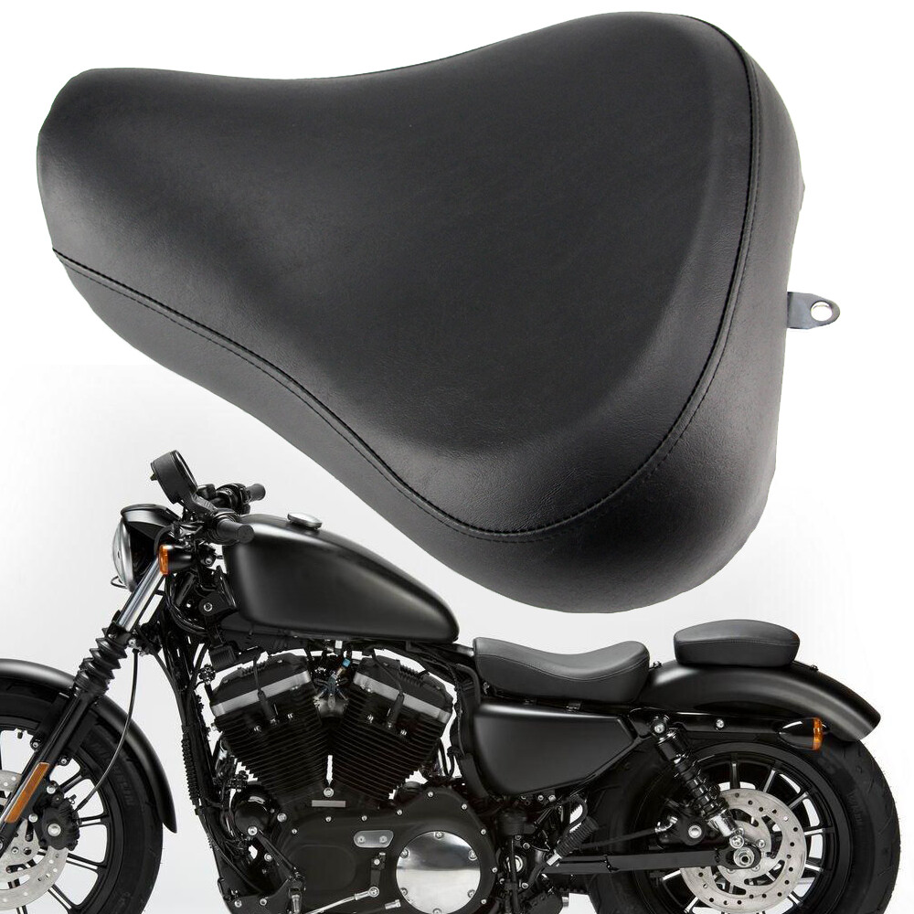 Front Driver Rider Solo Cushion Seat For Harley Sportster XL 883 1200 1983-2003