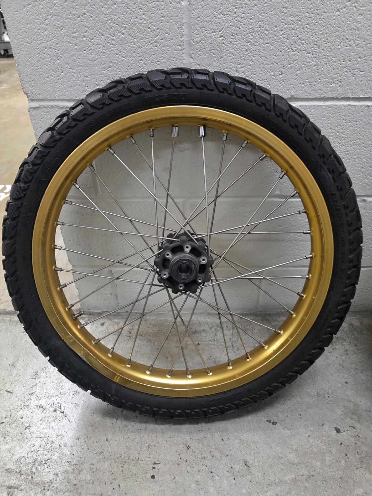 Genuine Honda Africa Twin Front and Rear Wheels Gold