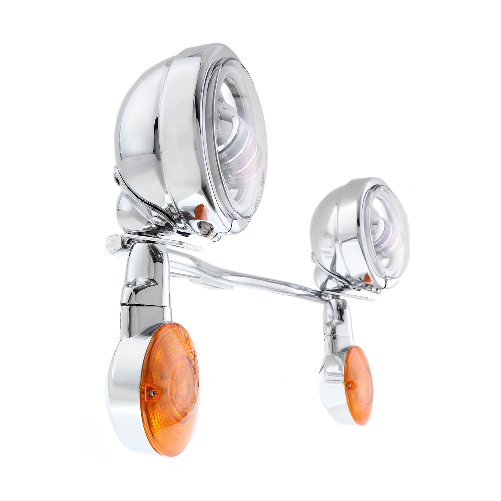 7″ LED Headlight & 4.5″ Fog Passing Lights Combo For Honda Shadow 1100 VT1100