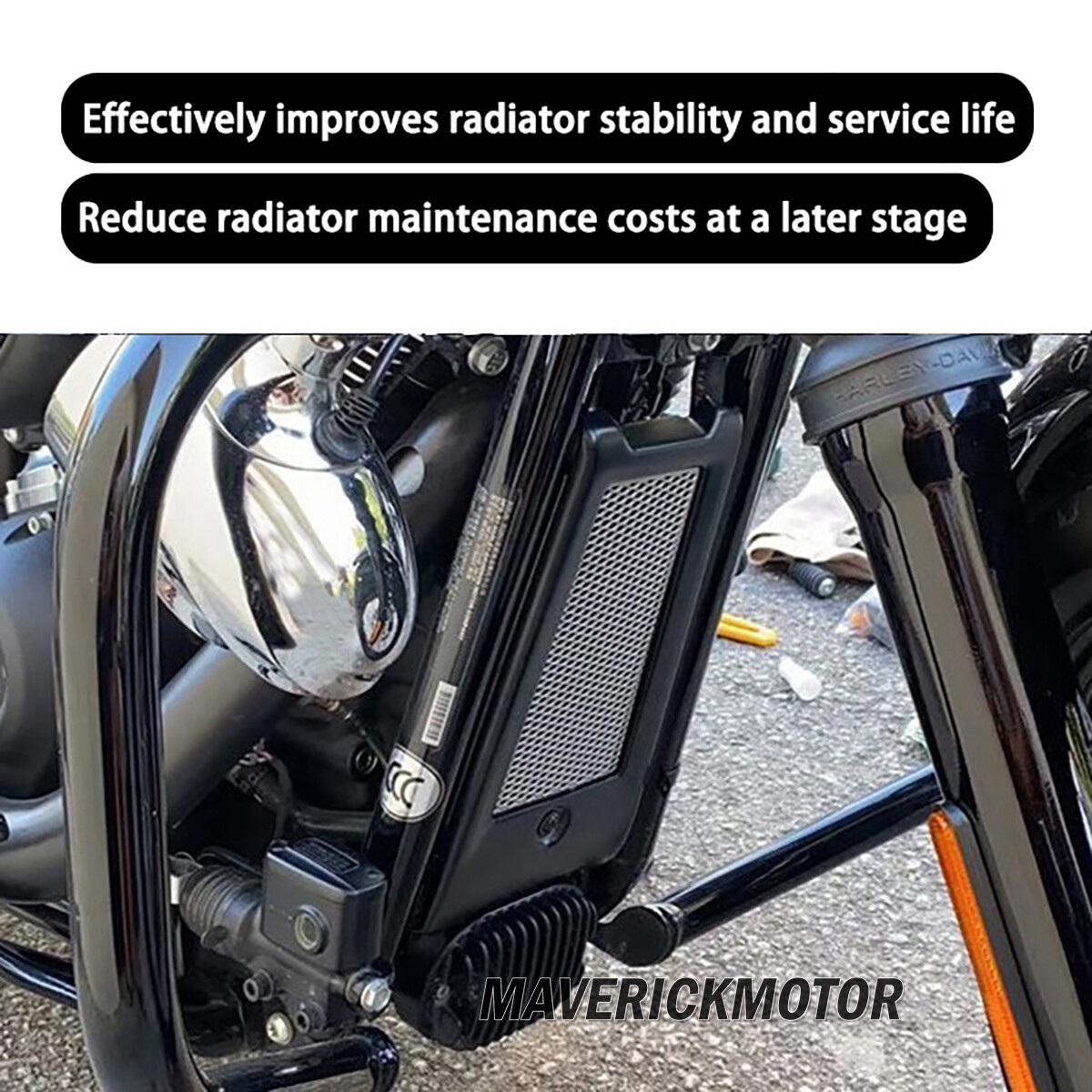 Radiator Grill Cover Protector For Harley Softail Street Fat Bob 114 2018 – 2022