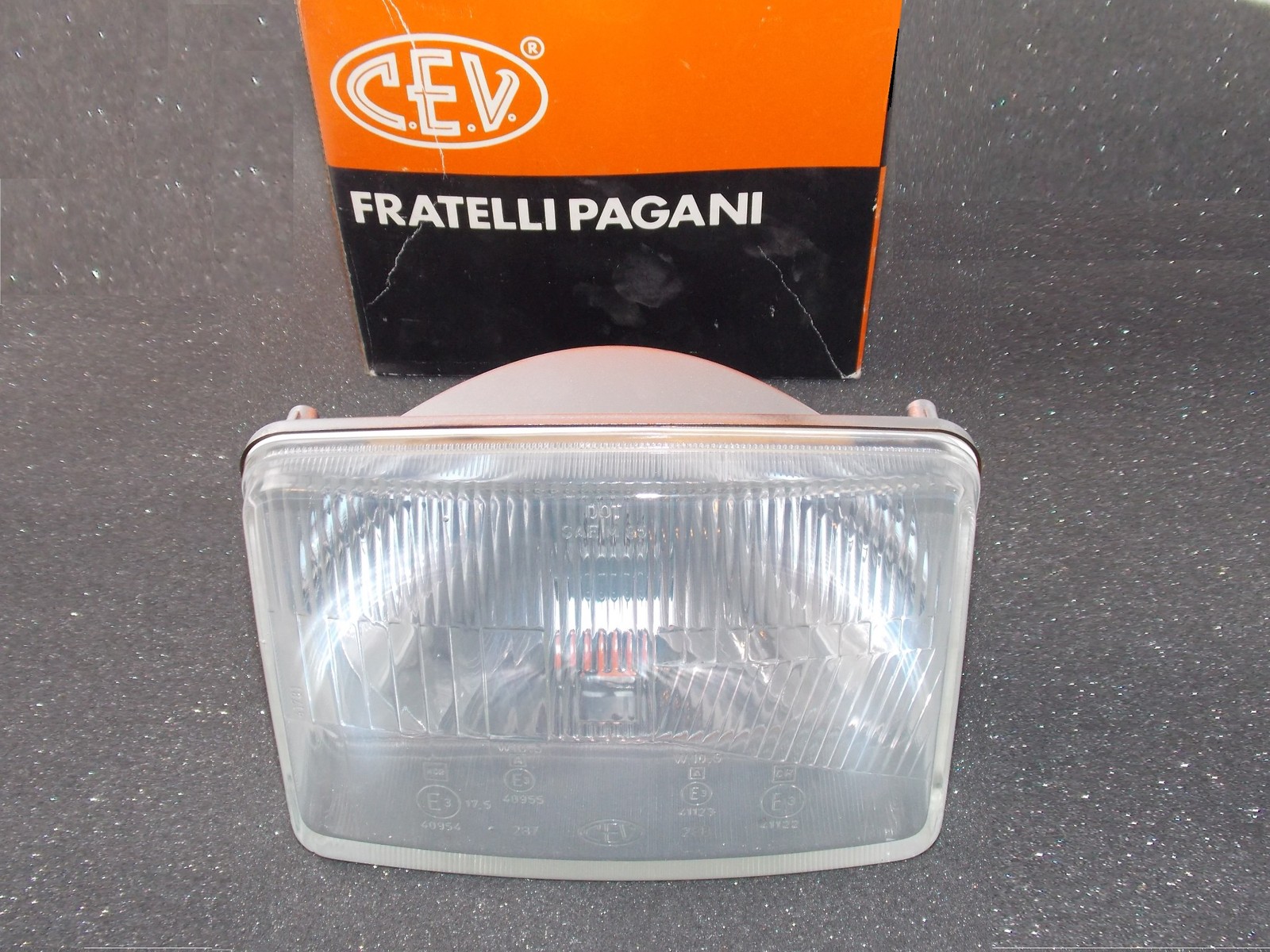 OEM 1987 CAGIVA ELEFANT 650 CEV 287/288 HEADLIGHT LAMP REFLECTOR 800046344