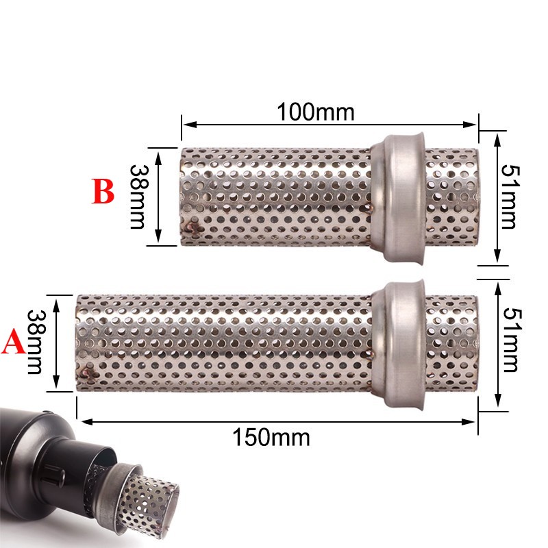 Removable Motorcycle DB Killer 51mm 2″ Universal Muffler Silencer Baffle Slip-On