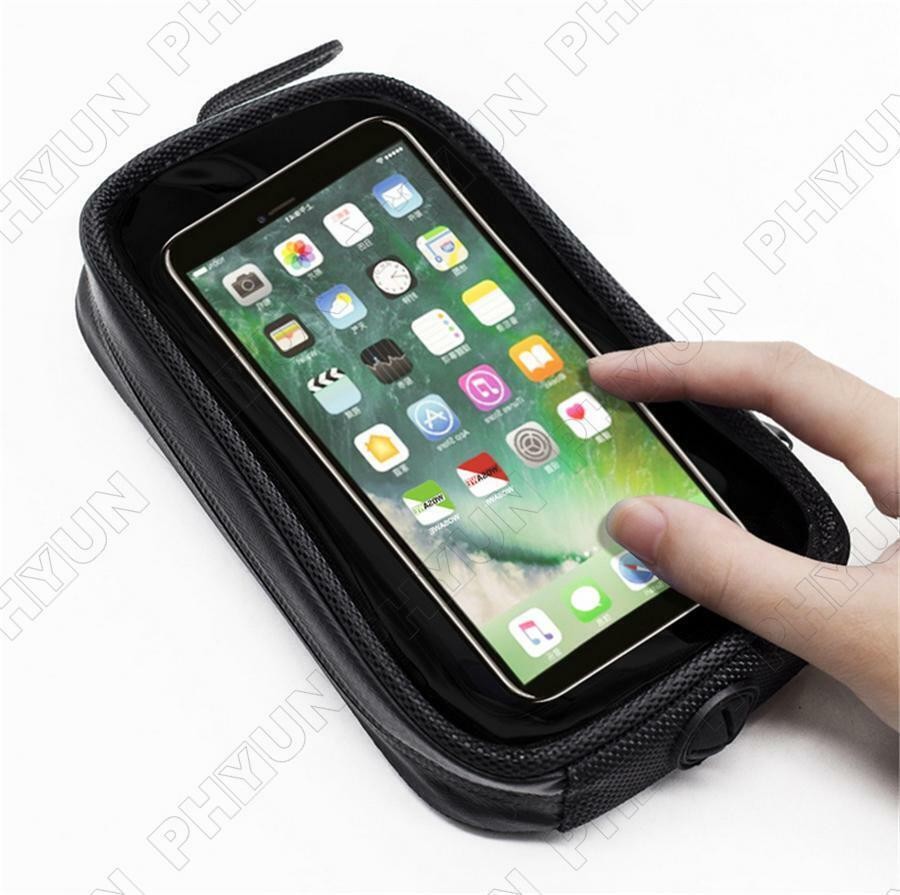 Motorcycle Magnetic Fuel Tank Bag Sport bike Cell Phone Holder Pouch Case USA