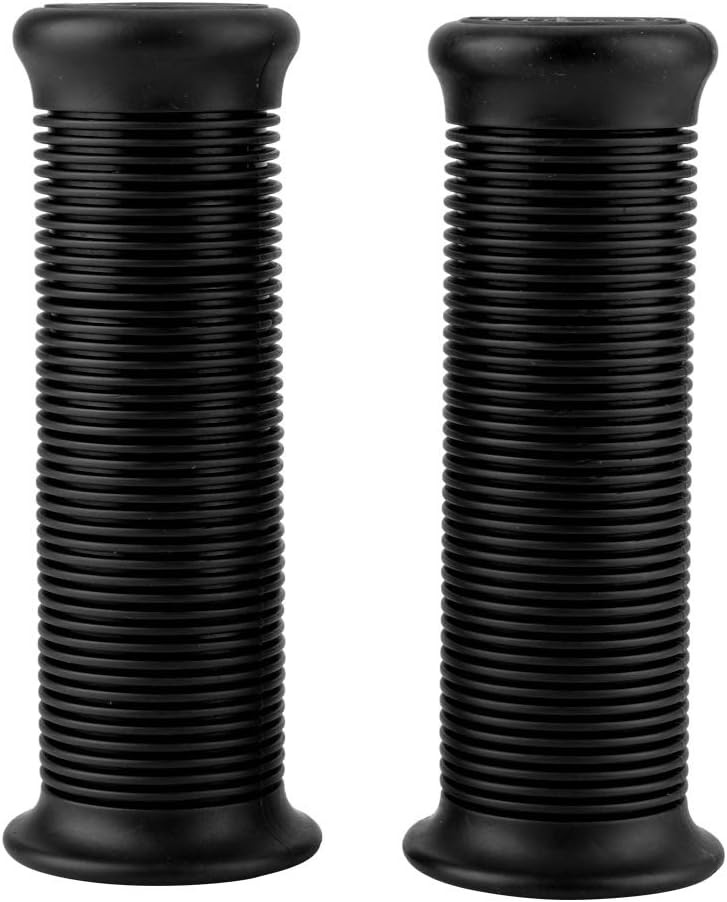 1 Inch Motorcycle Grips, Pair 1inch 25mm Universal Vintage TPU HandlColor: black