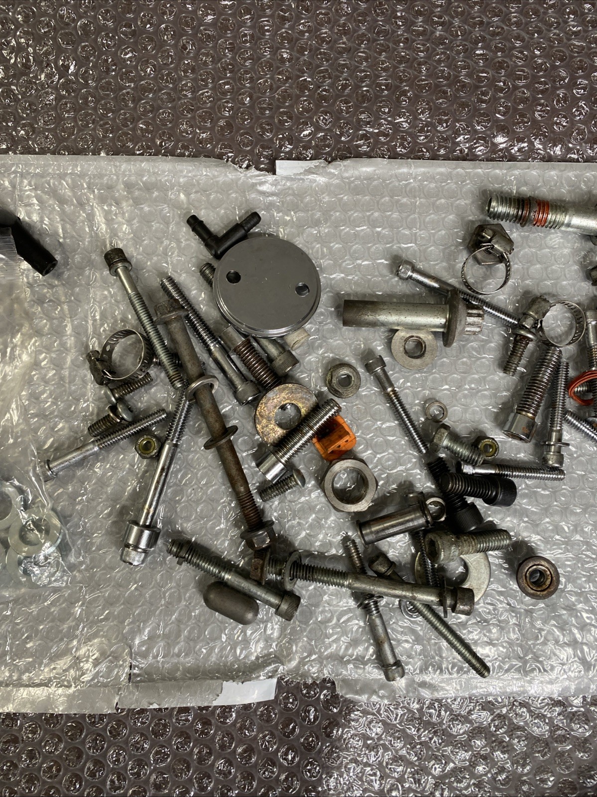 91-03 Harley Sportster XL 883 1200 Engine Motor Hardware Bolts OEM Mounts Spacer