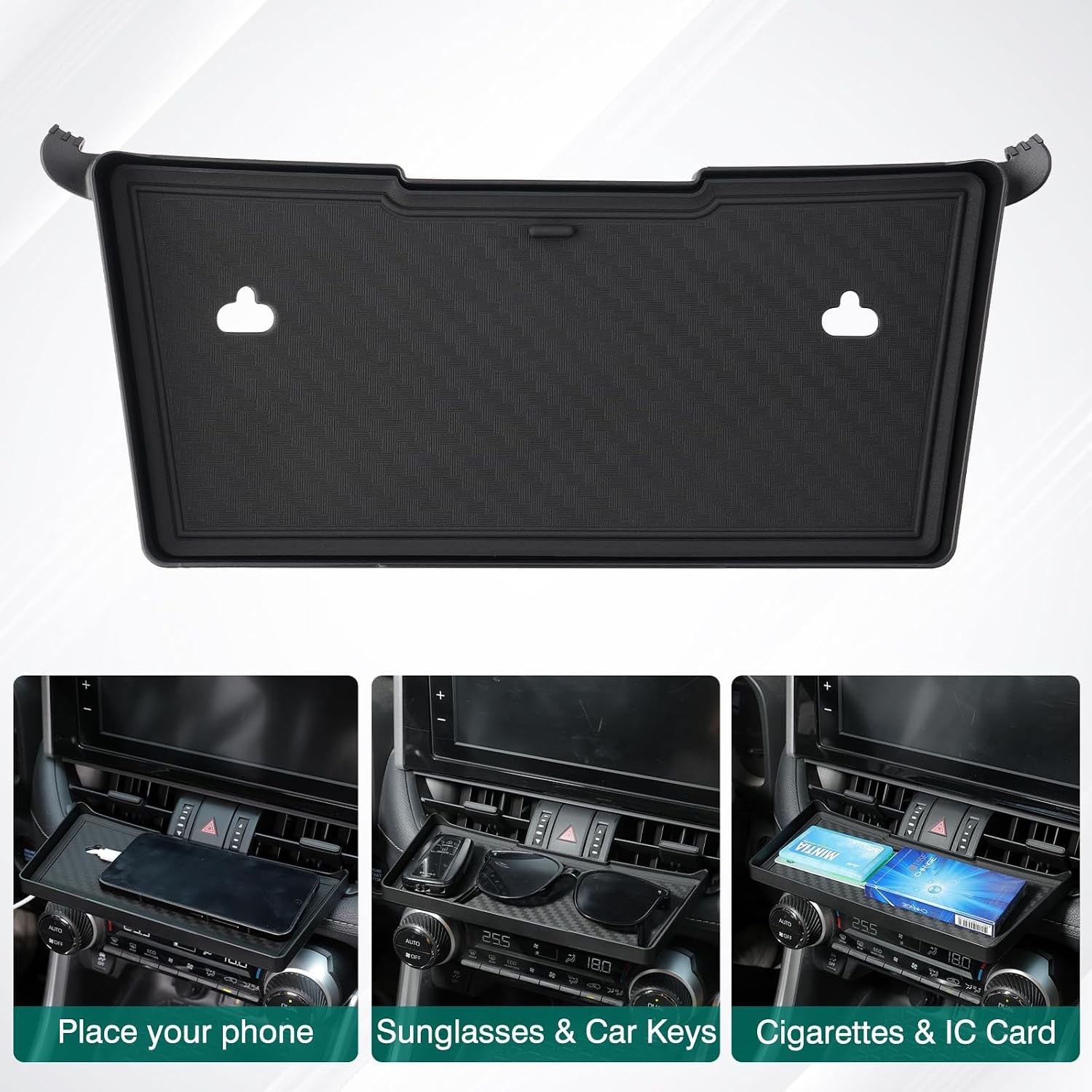 Center Console Organizer Toyota RAV4 2019 2020 2021 2022 2023 2024 2025 Silicone