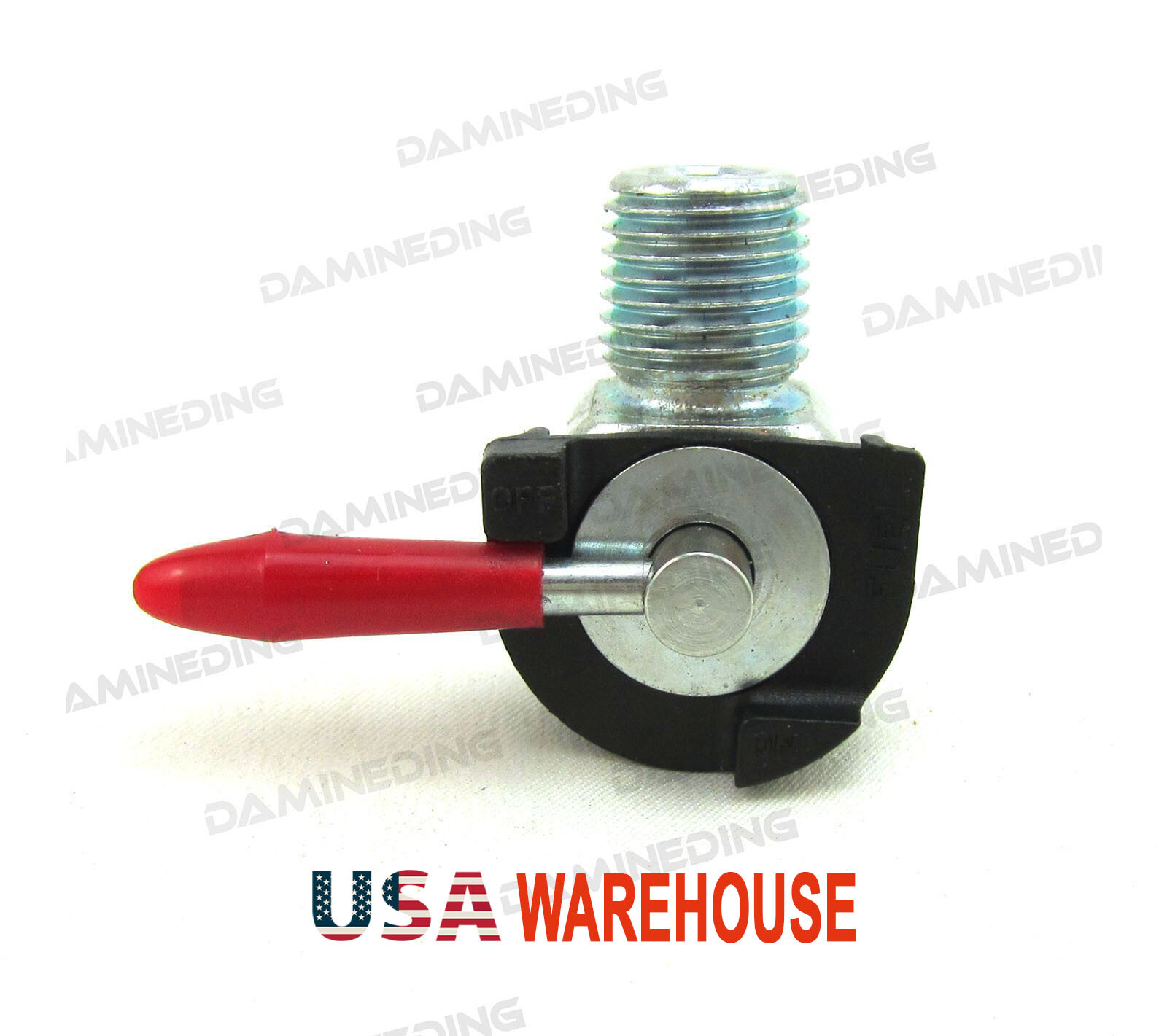 Gas Tank Petcock 1/4″ NPT Zinc Plated for 1/4″ Fuel Line for 000183 US stock