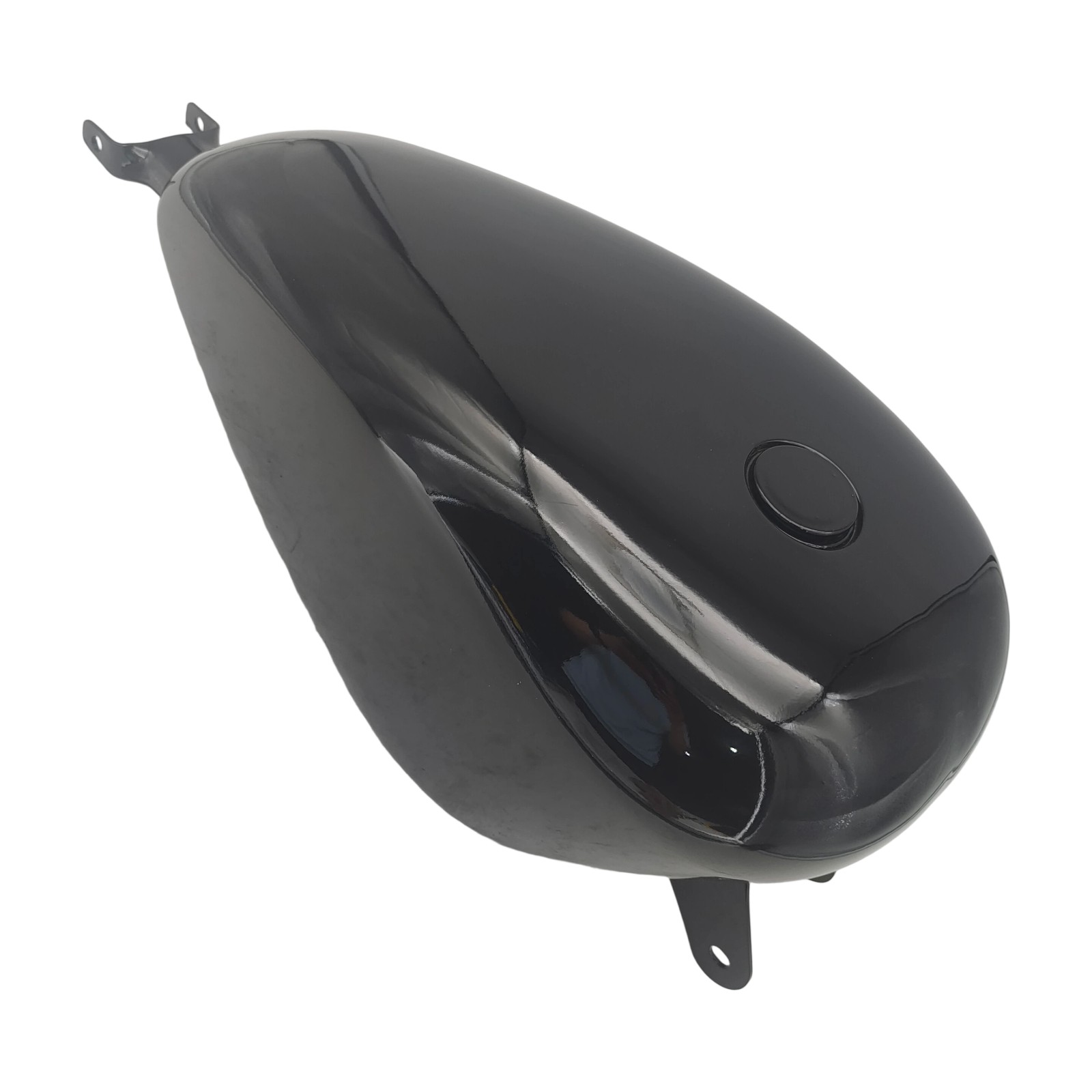 Vivid Black 3.7gal. Gas Fuel Tank Fit For Harley Sportster 883 XL 1200 04-06