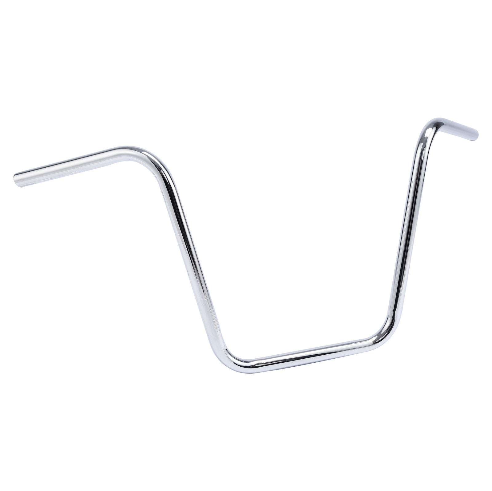 Chrome 1″ Ape Hanger Handlebars 16” rise, 34.5” width, 8” center Fits For Harley