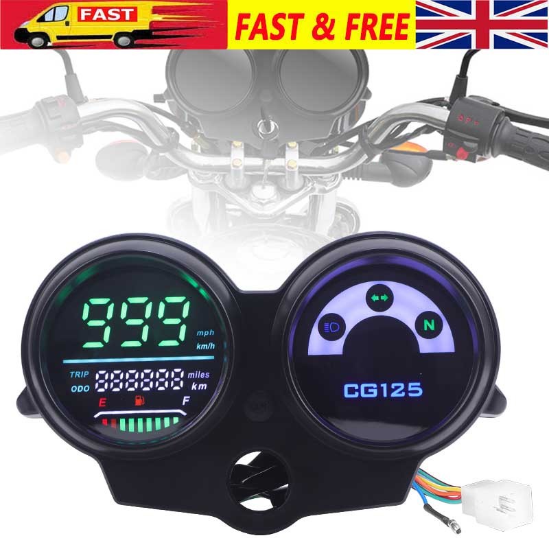 Digital Motorcycle Tachometer Gauge For HONDA CG125 2000-2008Fan125 2009-2013