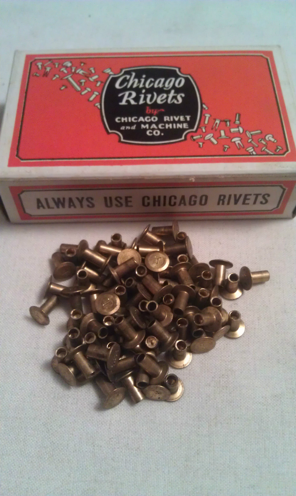 4-4.5 ~ 4-4 1/2 Chicago Brass Brake / Clutch Rivets