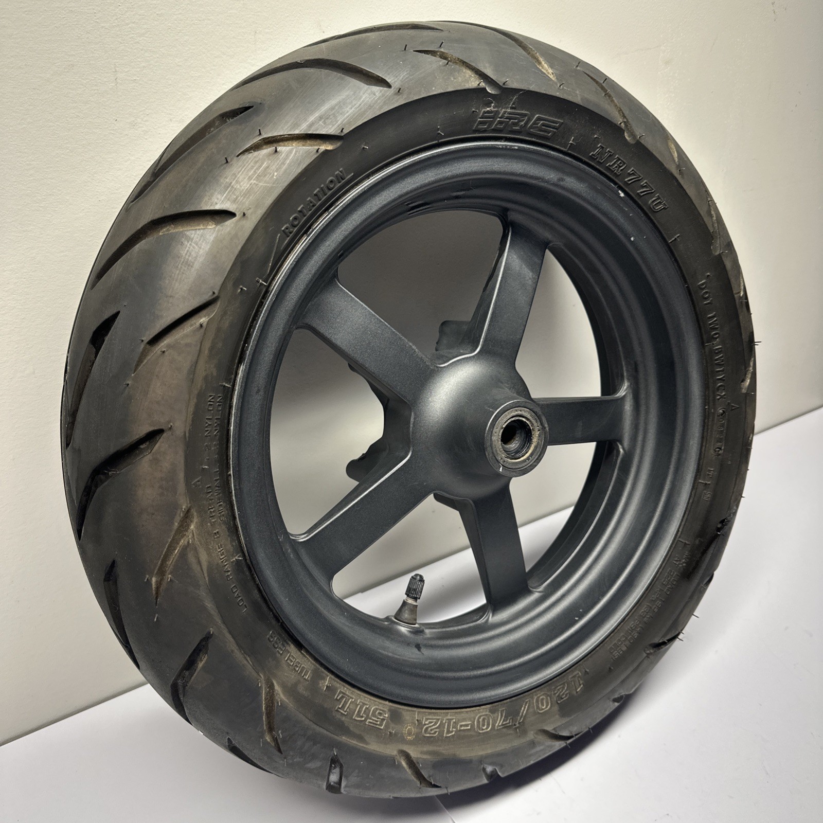 2025 HONDA GROM 125 OEM Front Wheel Rim And Tire