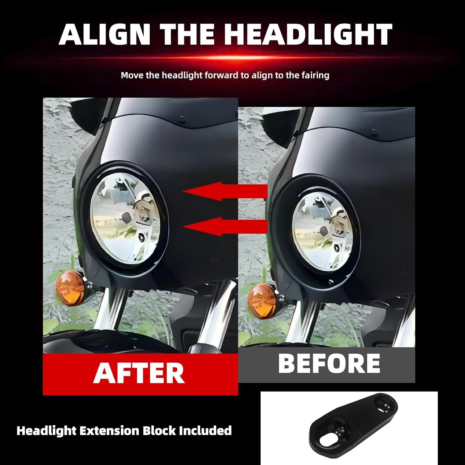 5.75″ Headlight Fairing 11″ Smoke Windshield For Harley 1986-2015 Sportster