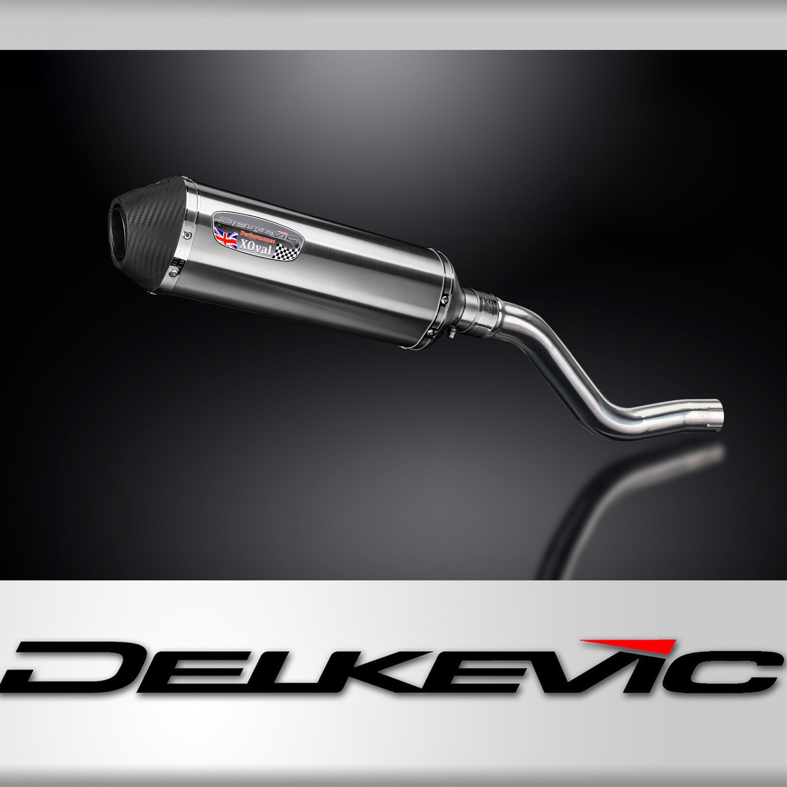 Kawasaki KLR650 2022-2026 Delkevic Slip On – 13.5 Xoval Brushed Muffler