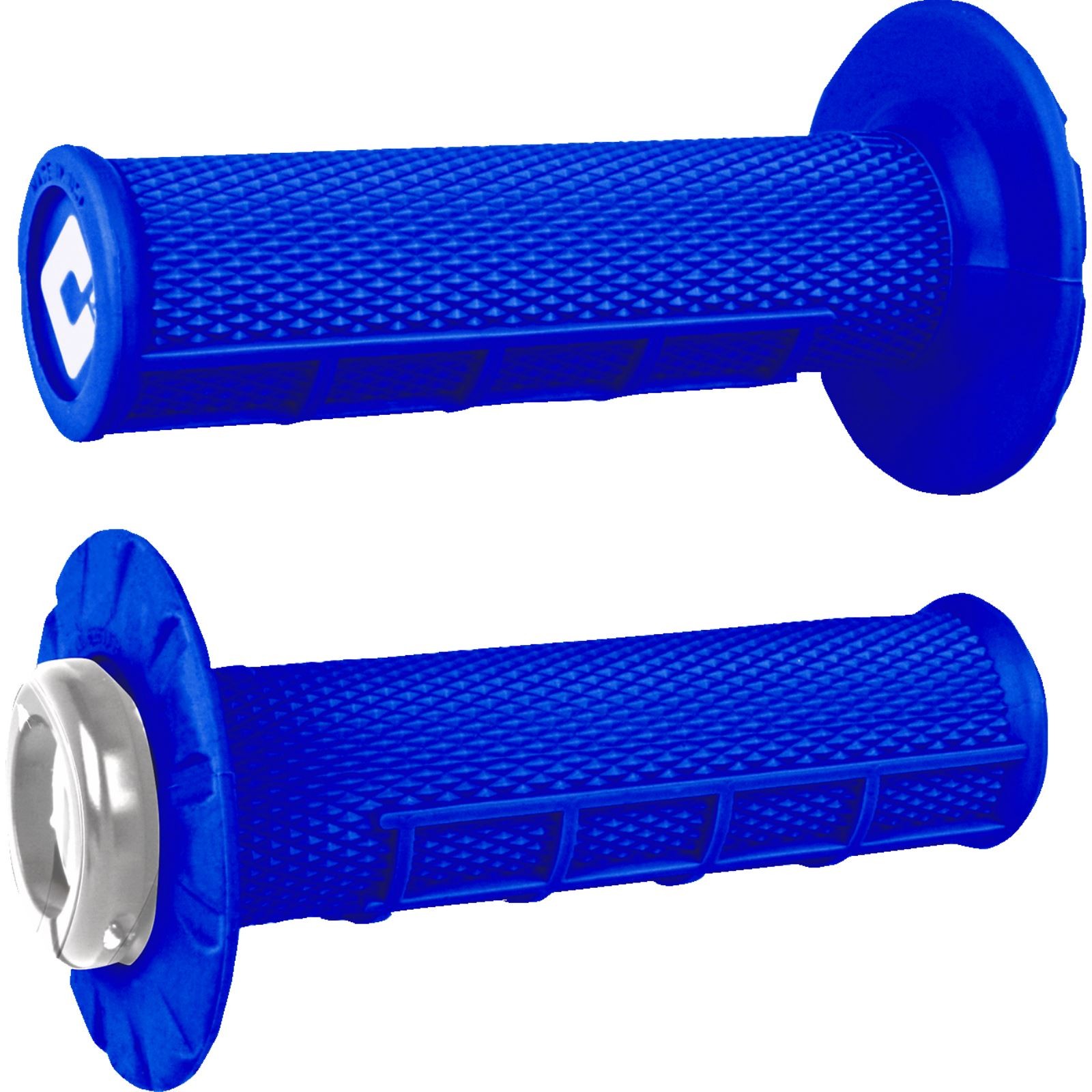 ODI ATV HALF WAFFLE V2.1 GRIP BRIGHT BLUE/SILVER J33HWU-S