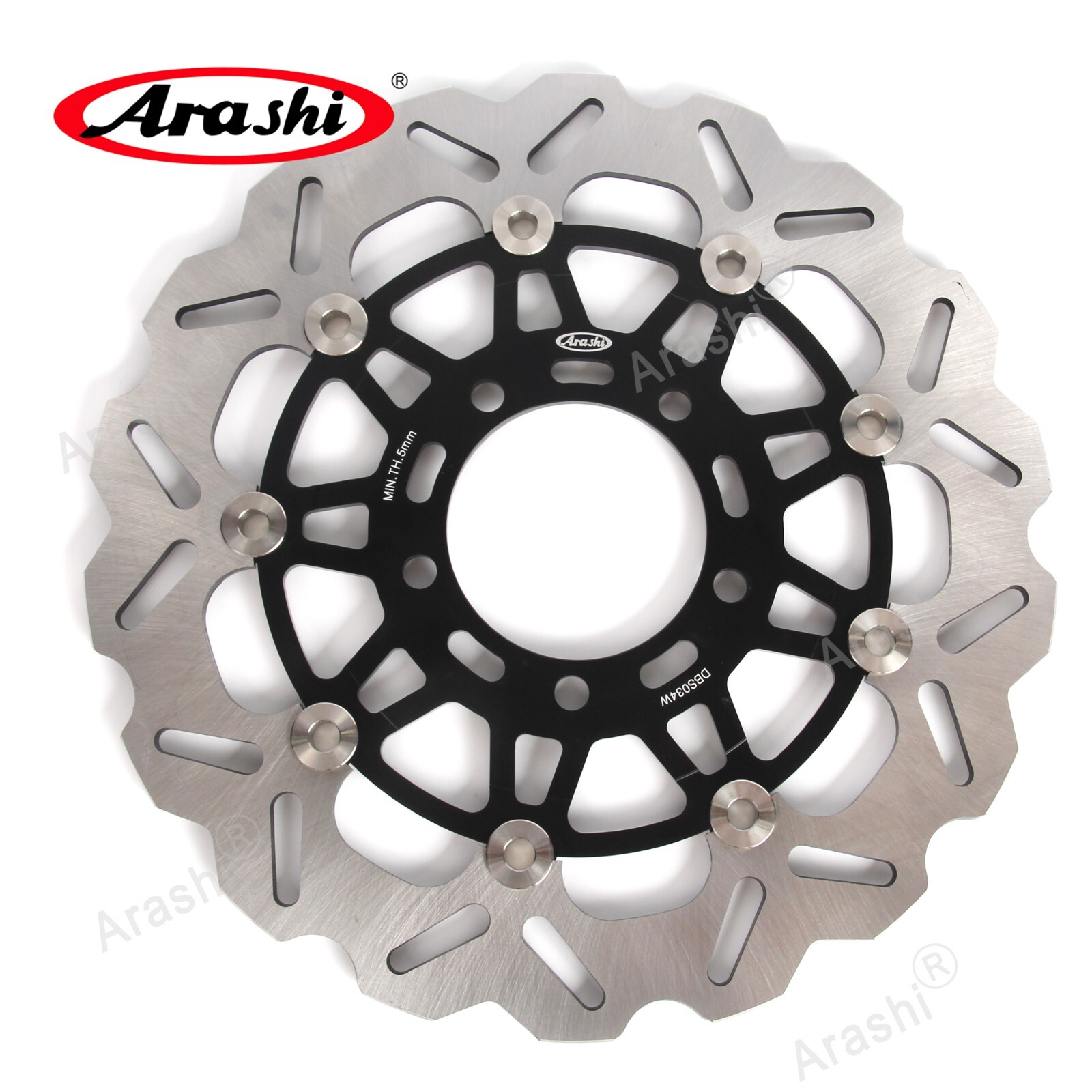 Front brake discs for Kawasaki Ninja ZX6R 636 2005 2006 / Z750 2007 – 2012