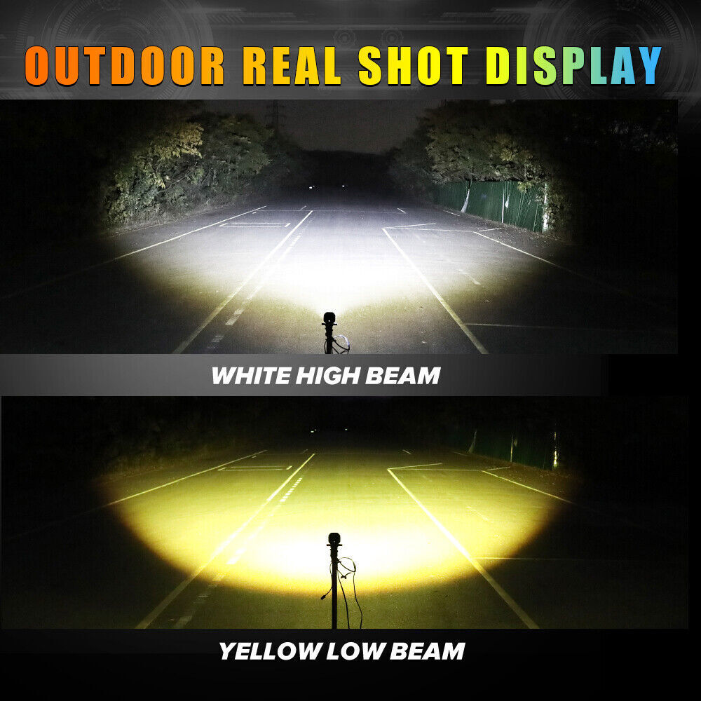 2x Motorcycle 3″ LED Work Light Pods Auxiliary Fit Yamaha Suzuki Kawasaki Honda