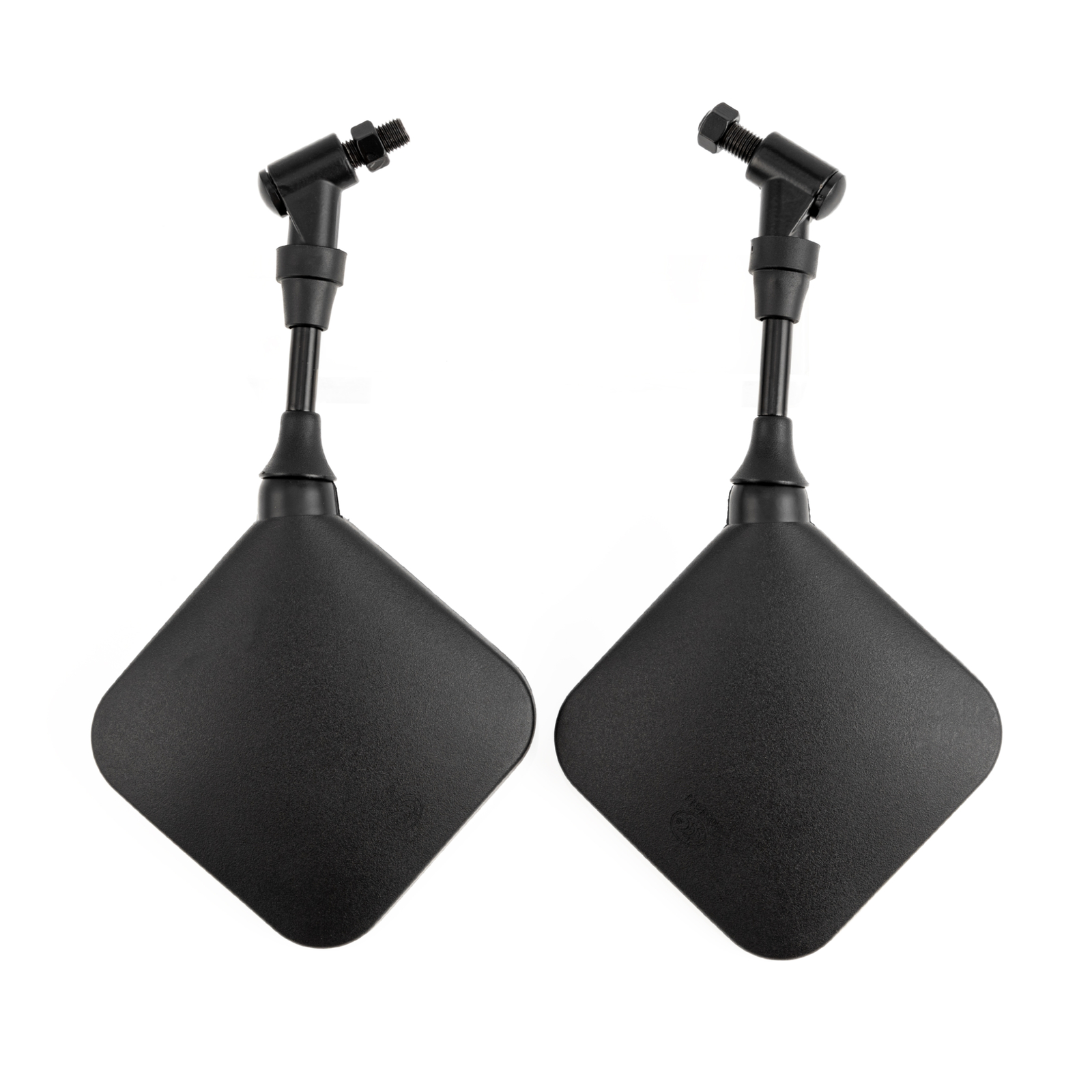 Black Dual Sport Motorcycle Side Mirrors For Suzuki DR650 1992 1993 1994-2020