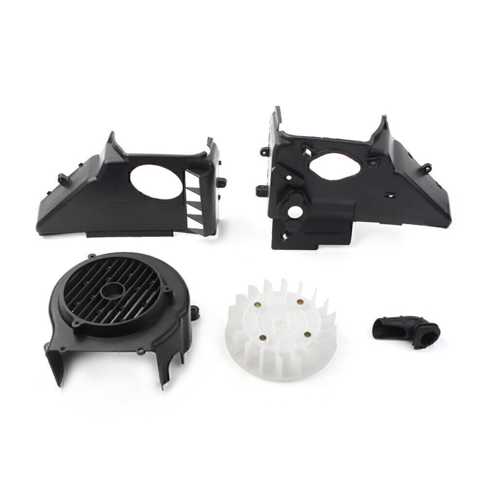1Pc Complete Air Cooling Shroud Sets Fit GY6 150cc Engine W/ Fan & Cover Scooter