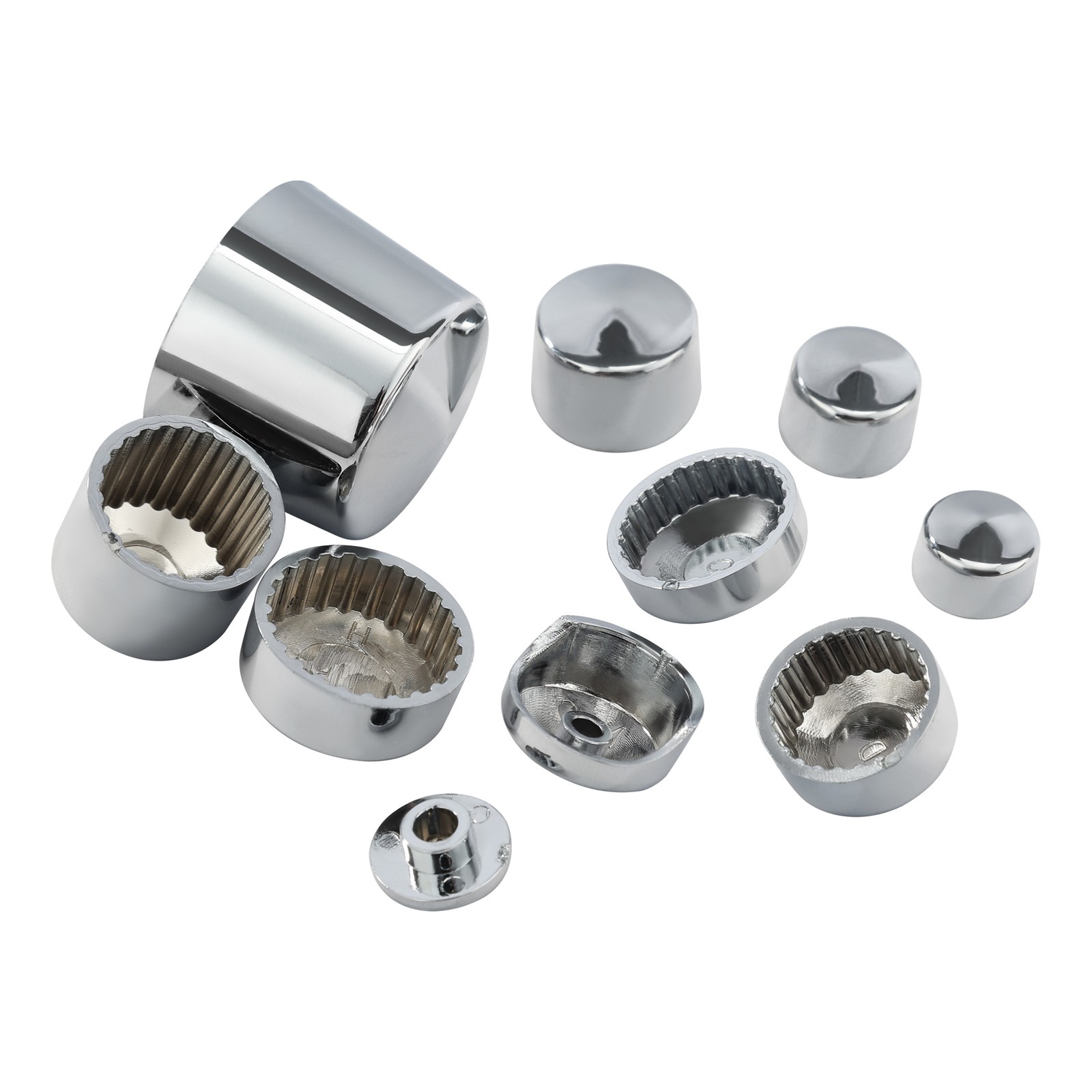 87PCS Bolts Screw Toppers Caps Cover Fit For Harley Softail Twin Cam 1984-2006
