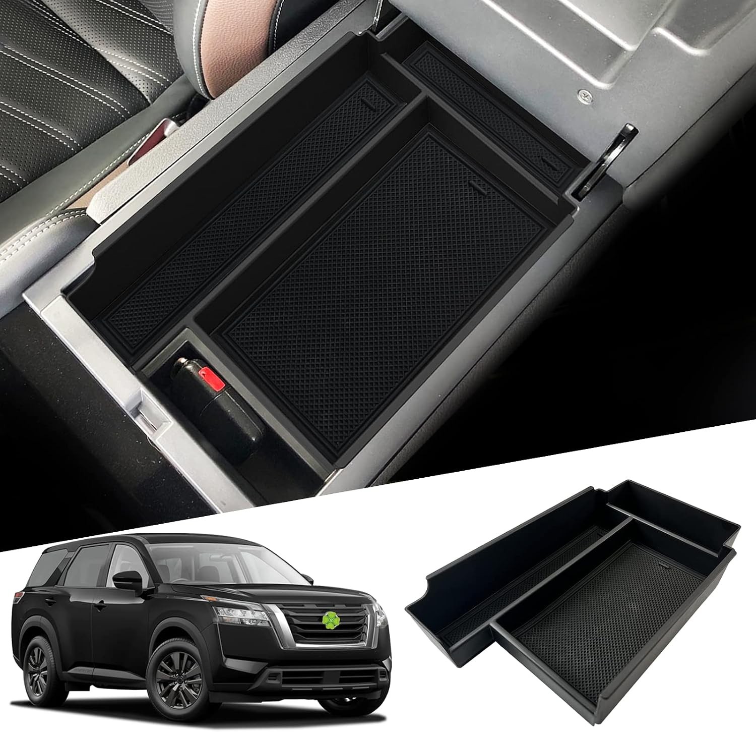 Center Console Organizer Tray 2025 2026 Nissan Pathfinder 2022 2023 2024Set/SV/S