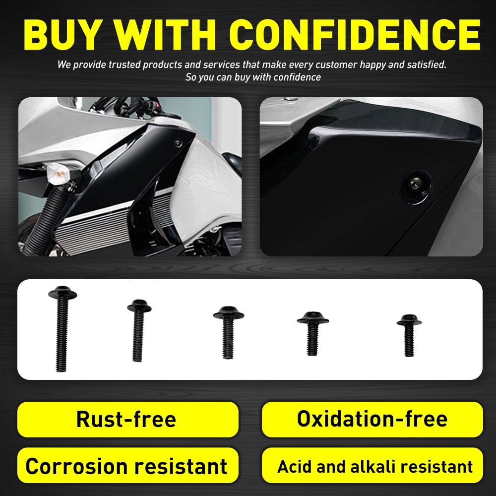 Complete Fairing Bolt Kit Body Screw Fit Yamaha YZF R6 R1 R6S YZF600R FZ6/R 155X