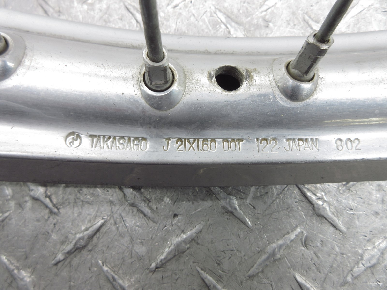 2000 96-00 Suzuki RM250 Front Wheel Rim 21×1.60 Wobble Needs Trued Video OEM